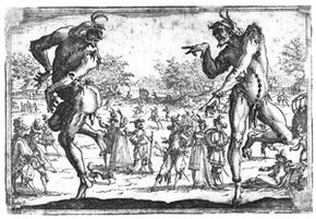 Jacques Callot, Die zwei Pantaloni, 1616