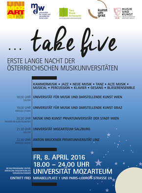 take five: Lange Nacht der Musikuniversitäten