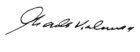 Autogramm Charles Kálmán 