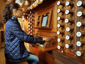 Altenburg: Spieltisch der Orgel des Schloss Altenburg