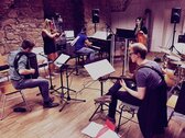 Das Damian Keller Quintet im Studio
