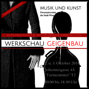 Werkschau Geigenbau: Vortrag Bärbel Bellinghausen und Attila Pasztor